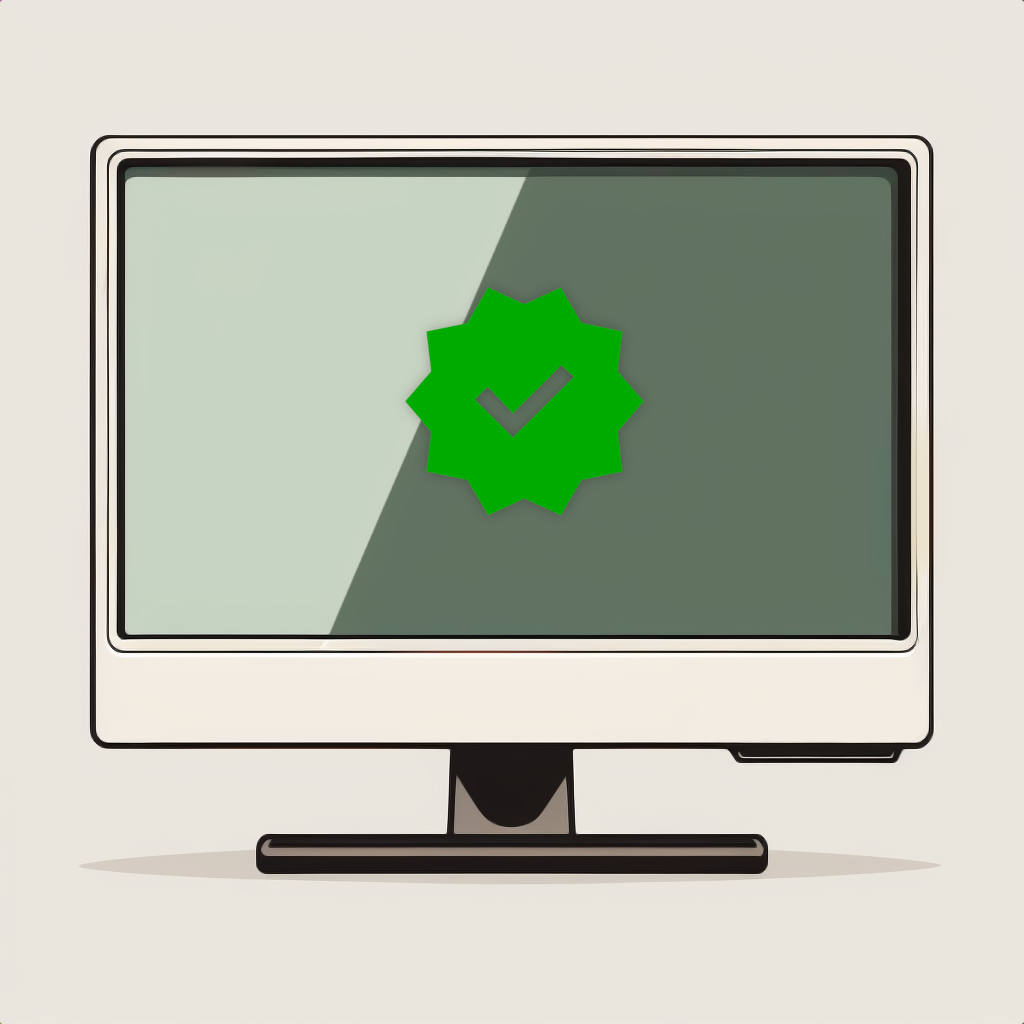 Illustration of a computer monitor